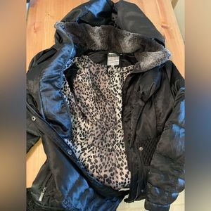 Jennifer Lopez Black Cheetah Print Jacket